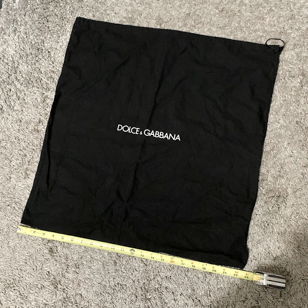 Dolce & Gabbana Large Black Purse/Handbag Dustbag Drawstrings